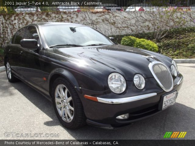 2001 Jaguar S-Type 4.0 in Anthracite Black