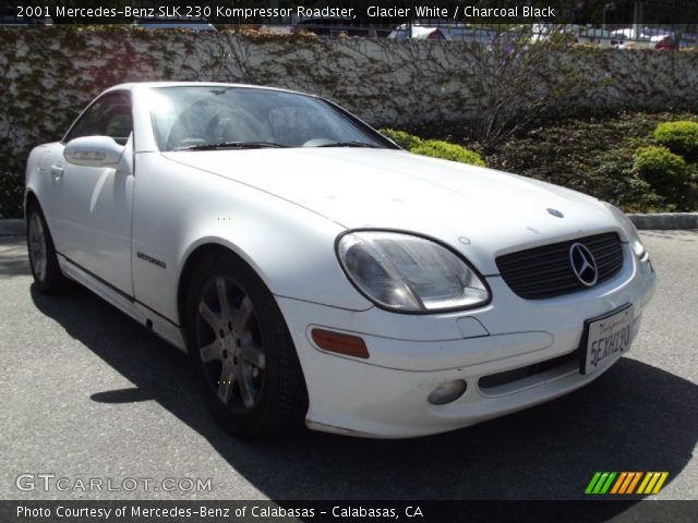 2001 Mercedes-Benz SLK 230 Kompressor Roadster in Glacier White
