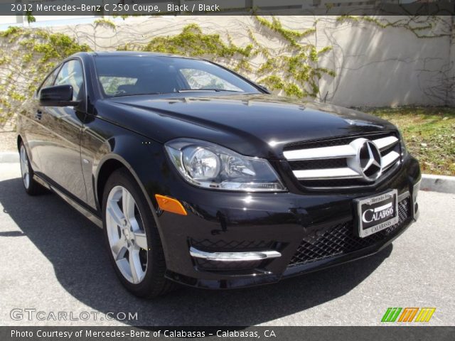 2012 Mercedes-Benz C 250 Coupe in Black