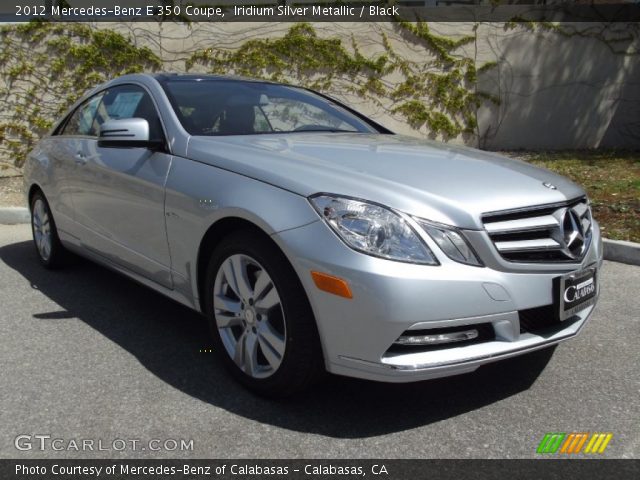 2012 Mercedes-Benz E 350 Coupe in Iridium Silver Metallic