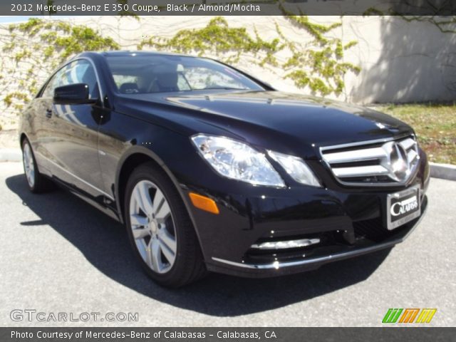 2012 Mercedes-Benz E 350 Coupe in Black