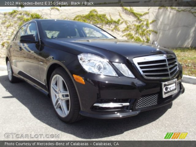 2012 Mercedes-Benz E 350 Sedan in Black