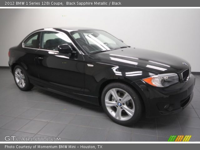 2012 BMW 1 Series 128i Coupe in Black Sapphire Metallic