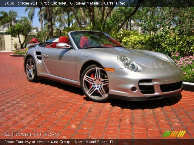 2008 Porsche 911 Turbo Cabriolet in GT Silver Metallic