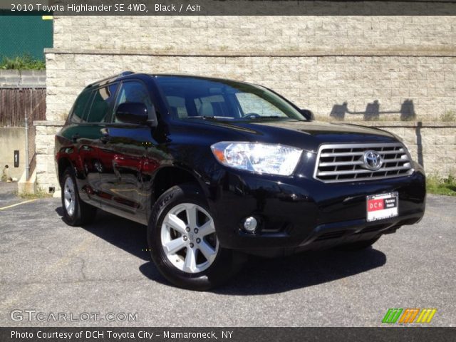 2010 Toyota Highlander SE 4WD in Black