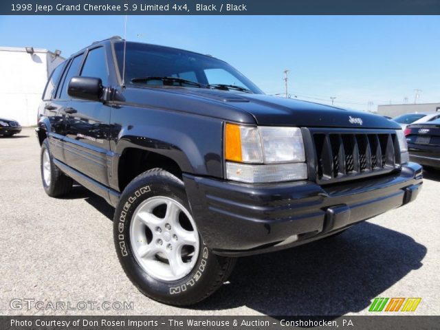 1998 Jeep Grand Cherokee 5.9 Limited 4x4 in Black