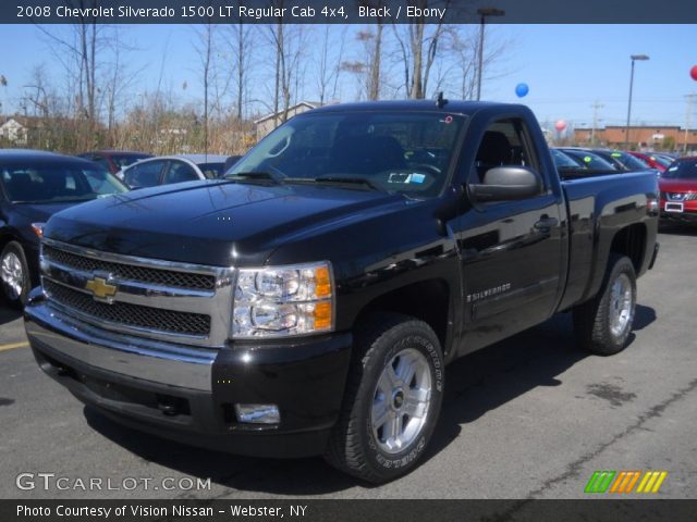 2008 Chevrolet Silverado 1500 LT Regular Cab 4x4 in Black