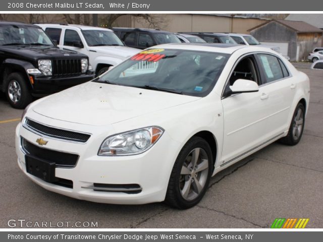 2008 Chevrolet Malibu LT Sedan in White