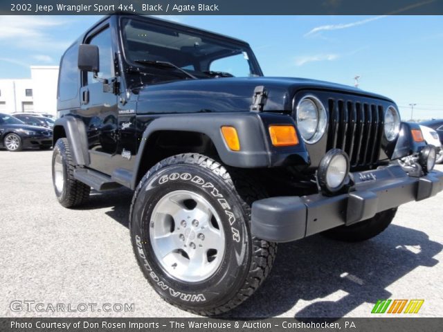 2002 Jeep Wrangler Sport 4x4 in Black