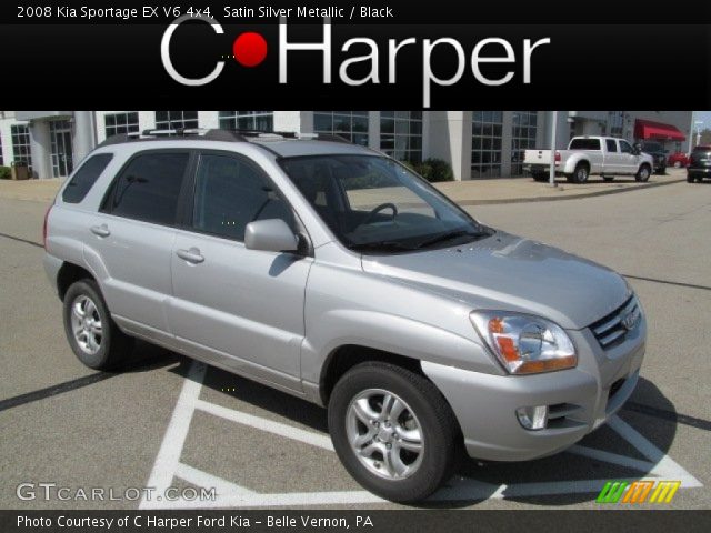 2008 Kia Sportage EX V6 4x4 in Satin Silver Metallic