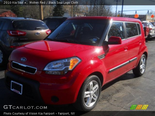 2010 Kia Soul + in Molten Red