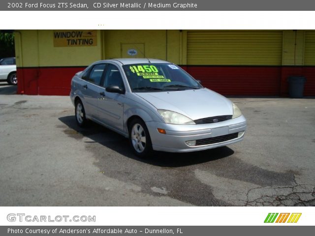 2002 Ford Focus ZTS Sedan in CD Silver Metallic