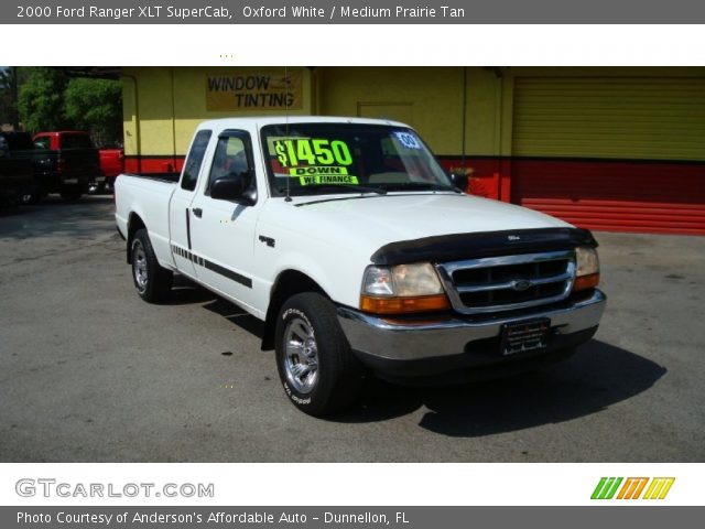 2000 Ford Ranger XLT SuperCab in Oxford White