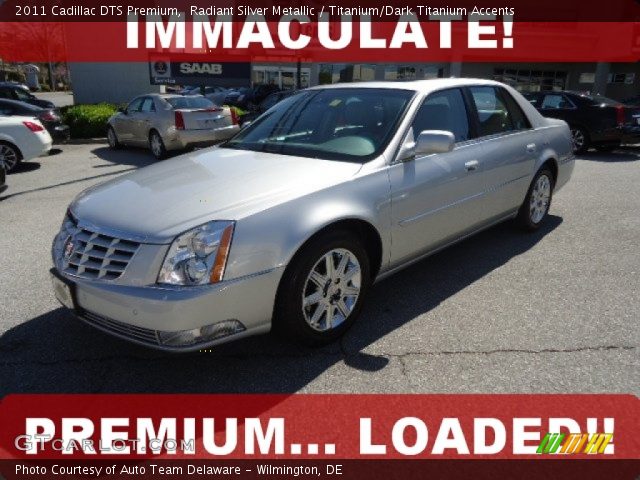 2011 Cadillac DTS Premium in Radiant Silver Metallic