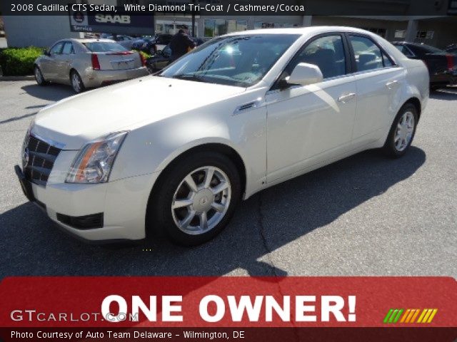 2008 Cadillac CTS Sedan in White Diamond Tri-Coat