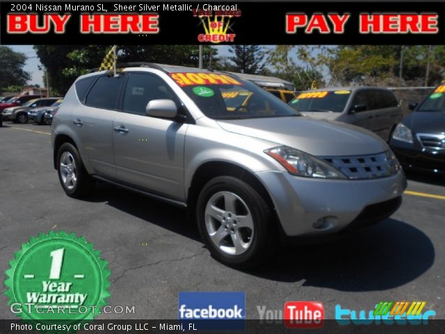 2004 Nissan Murano SL in Sheer Silver Metallic