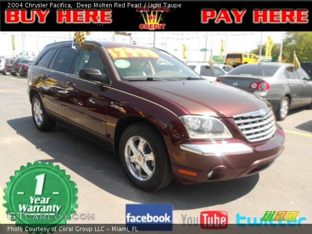2004 Chrysler Pacifica  in Deep Molten Red Pearl