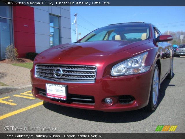 2009 Nissan Maxima 3.5 SV in Tuscan Sun Metallic