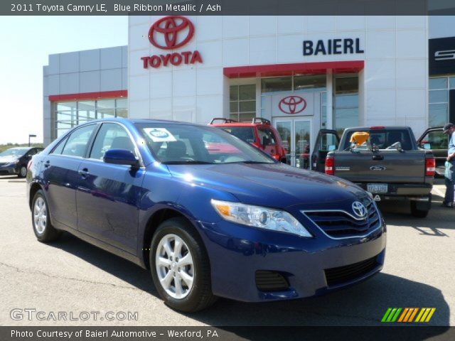 2011 Toyota Camry LE in Blue Ribbon Metallic