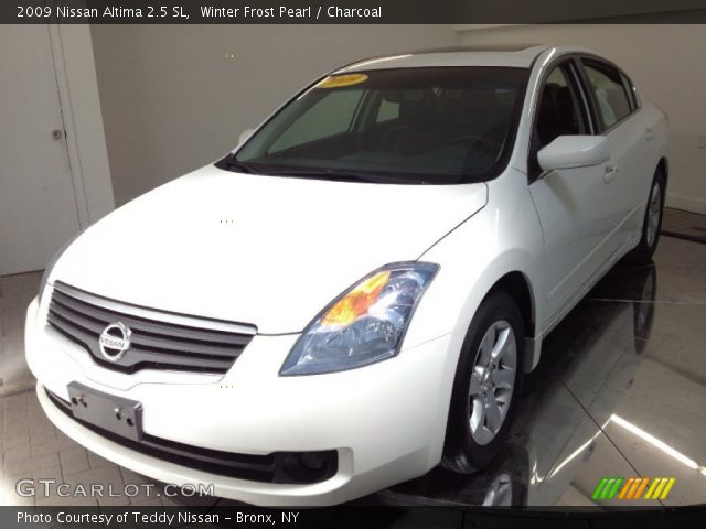2009 Nissan Altima 2.5 SL in Winter Frost Pearl