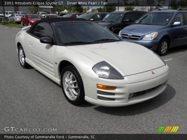 2001 Mitsubishi Eclipse Spyder GT in Dover White Pearl