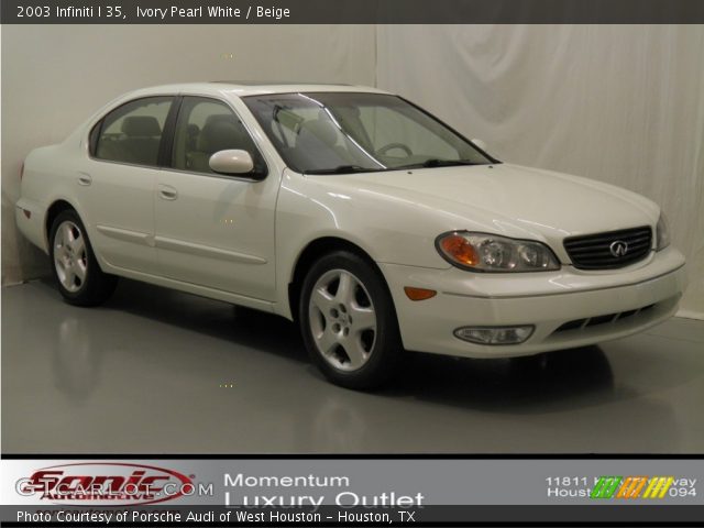 2003 Infiniti I 35 in Ivory Pearl White