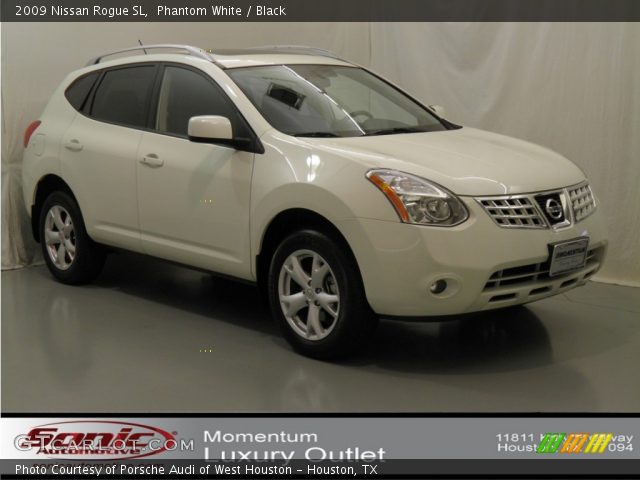 2009 Nissan Rogue SL in Phantom White