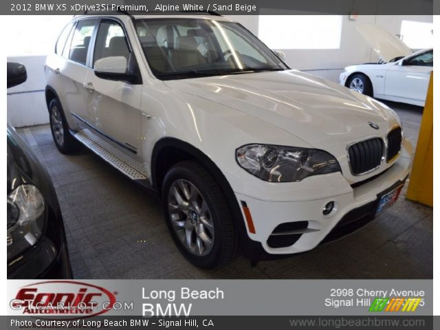 2012 BMW X5 xDrive35i Premium in Alpine White