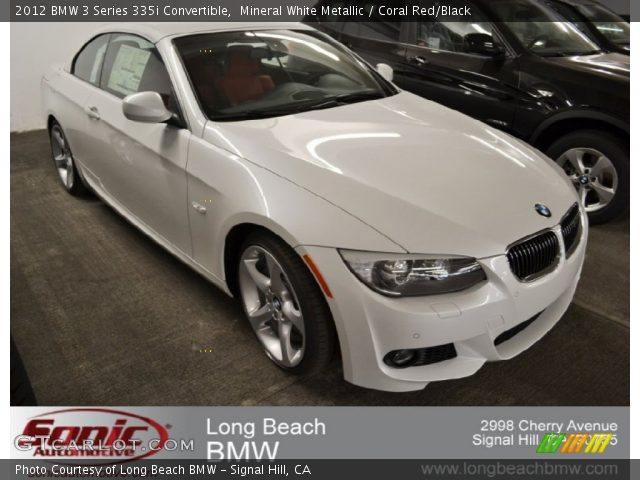 2012 BMW 3 Series 335i Convertible in Mineral White Metallic