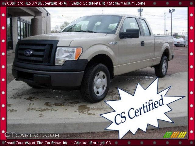 2009 Ford F150 XL SuperCab 4x4 in Pueblo Gold Metallic