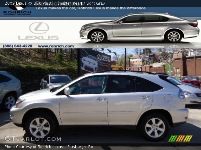2009 Lexus RX 350 AWD in Tungsten Pearl
