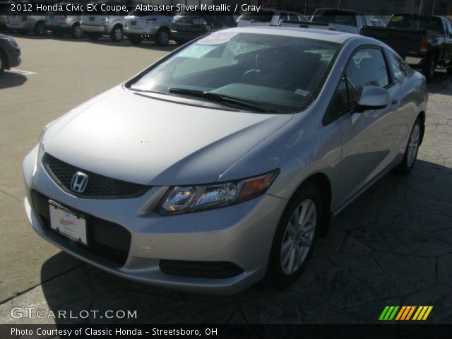 2012 Honda Civic EX Coupe in Alabaster Silver Metallic