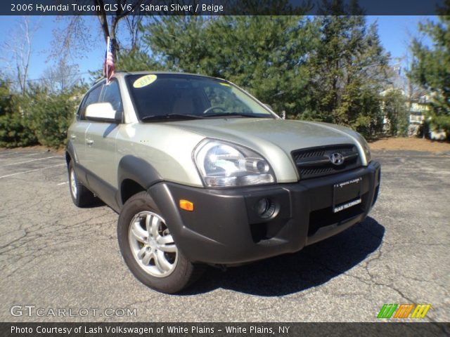 2006 Hyundai Tucson GLS V6 in Sahara Silver