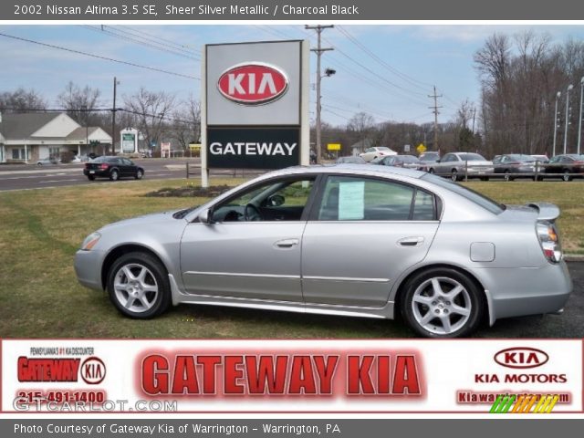 2002 Nissan Altima 3.5 SE in Sheer Silver Metallic