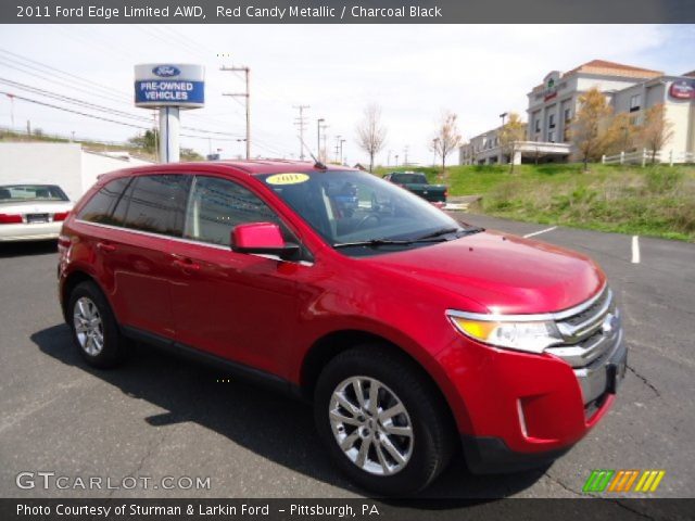 2011 Ford Edge Limited AWD in Red Candy Metallic