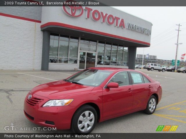 2009 Toyota Camry LE in Barcelona Red Metallic