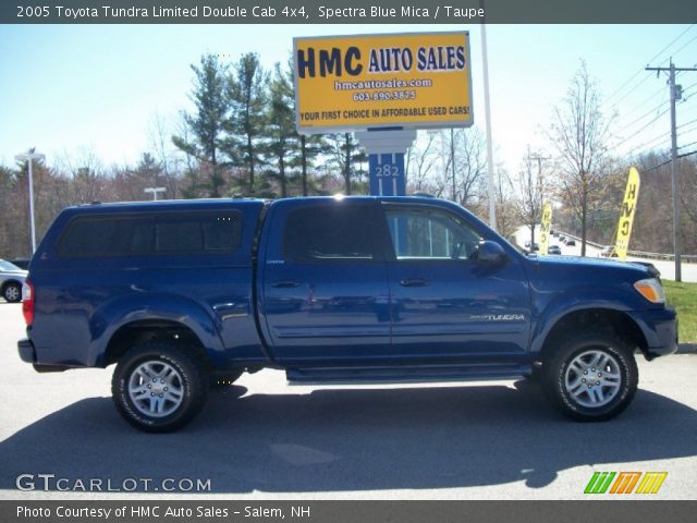 2005 Toyota Tundra Limited Double Cab 4x4 in Spectra Blue Mica