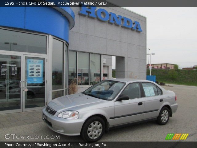 1999 Honda Civic LX Sedan in Vogue Silver Metallic