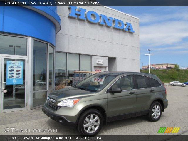 2009 Honda CR-V EX 4WD in Green Tea Metallic