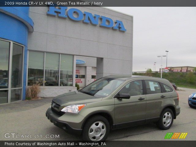 2009 Honda CR-V LX 4WD in Green Tea Metallic