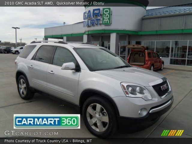 2010 GMC Acadia SLT AWD in Quicksilver Metallic