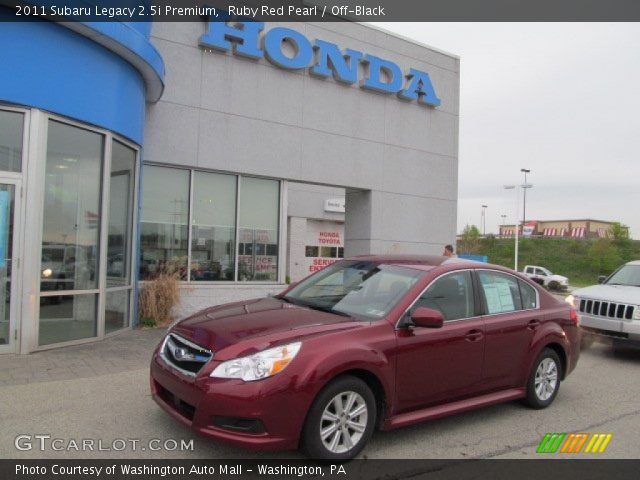 2011 Subaru Legacy 2.5i Premium in Ruby Red Pearl