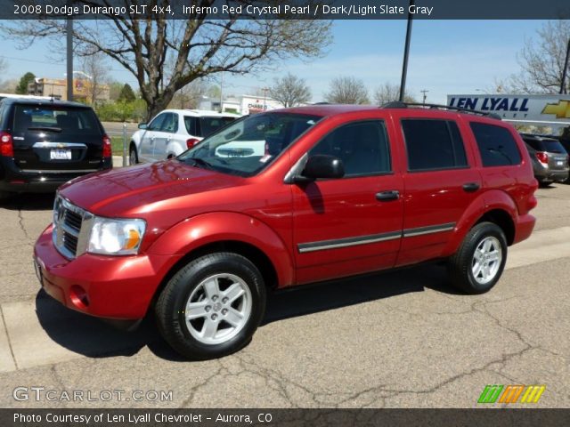 2008 Dodge Durango SLT 4x4 in Inferno Red Crystal Pearl