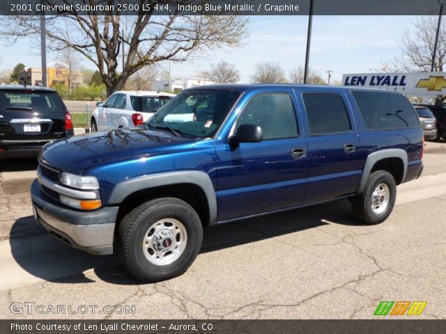 2001 Chevrolet Suburban 2500 LS 4x4 in Indigo Blue Metallic