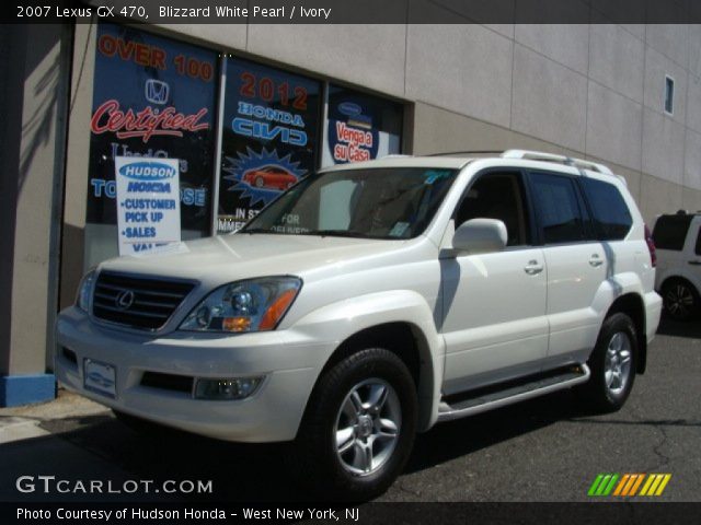 2007 Lexus GX 470 in Blizzard White Pearl