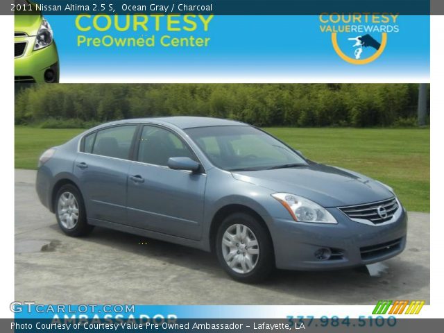Ocean Gray - 2011 Nissan Altima 2.5 S - Charcoal Interior | GTCarLot ...