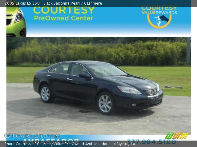 2009 Lexus ES 350 in Black Sapphire Pearl