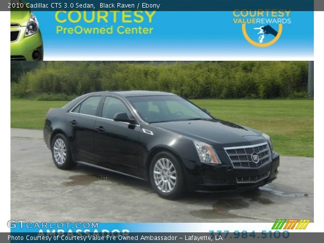 2010 Cadillac CTS 3.0 Sedan in Black Raven