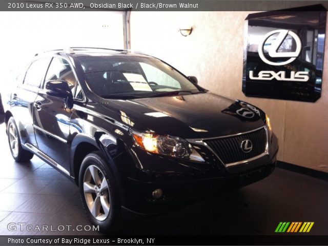 2010 Lexus RX 350 AWD in Obsidian Black