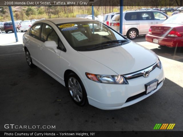 2008 Honda Civic LX Sedan in Taffeta White